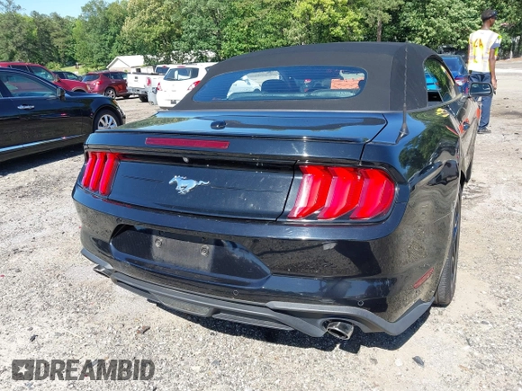 2018 Ford Mustang EcoBoost Premium with VIN 1FATP8UH6J5111444, listed as a IAAI auction lot 42321788 with 35,261 mi miles and . Bid and sale history available at DreamBid. Image 16.