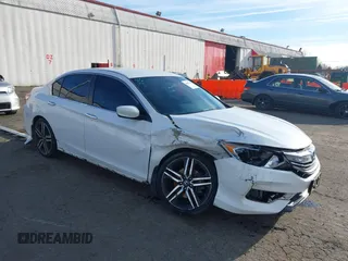 2016 Honda Accord Sport с VIN 1HGCR2F58GA027924, выставлен на аукционе IAAI как лот 41883731 с пробегом 144 418 миль миль и . История ставок и продаж доступна на DreamBid. Изображение 1.