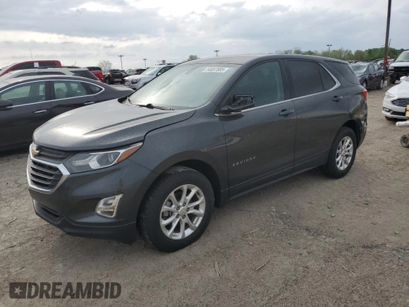 2018 Chevrolet Equinox LT z VIN 2GNAXSEV7J6190296, wystawiony jako Copart lot #54657585 z przebiegiem 96 297 mil mil oraz Szkoda całkowita • Salvage title. Historia ofert i sprzedaży dostępna na DreamBid. Obrazek 1.