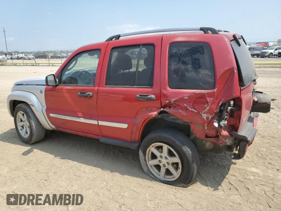 2005 Jeep Liberty Limited with VIN 1J4GK58K15W577002, listed as a Copart auction lot 68190284 with 252,595 mi miles and Salvage Title. Bid and sale history available at carsss.com. Image 2.