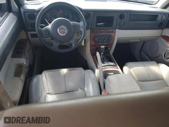 2007 Jeep Commander Limited with VIN 1J8HG58P27C683771, listed as a Copart auction lot 72010234 with 187,882 mi miles and Salvage Title. Bid and sale history available at carsss.com. Image 8.