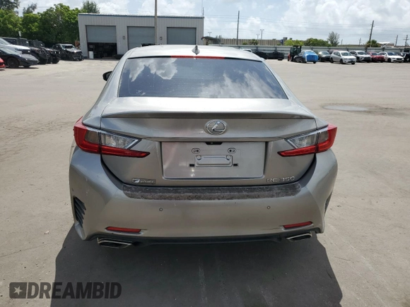 2015 Lexus RC 350 F Sport с VIN JTHHE5BC7F5001830, выставлен на аукционе Copart как лот 65713005 с пробегом 8 716 миль миль и Списание • Salvage title. История ставок и продаж доступна на DreamBid. Изображение 6.
