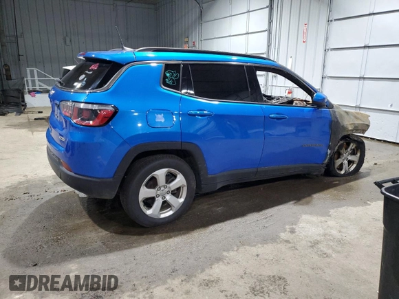 2018 Jeep Compass Altitude with VIN 3C4NJDBB8JT393243, listed as a Copart auction lot 85244884 with Not Provided miles and Clean Title. Bid and sale history available at carsss.com. Image 3.