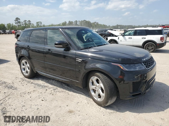 2018 Land Rover Range Rover Sport HSE with VIN SALWR2RVXJA401313, listed as a Copart auction lot 53058005 with 62,671 mi miles and Salvage Title. Bid and sale history available at DreamBid. Image 4.