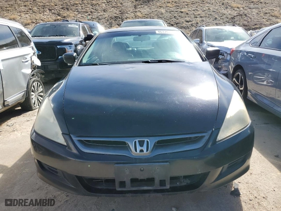 2007 Honda Accord Cpe EX-L with VIN 1HGCM82677A006627, listed as a Copart auction lot 46370775 with NaN miles and Salvage Title. Bid and sale history available at carsss.com. Image 5.