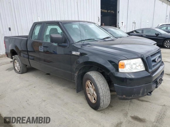 2005 Ford F-150 STX with VIN 1FTRX14W75FB18994, listed as a Copart auction lot 47682245 with 188,801 mi miles and Clean Title. Bid and sale history available at carsss.com. Image 4.