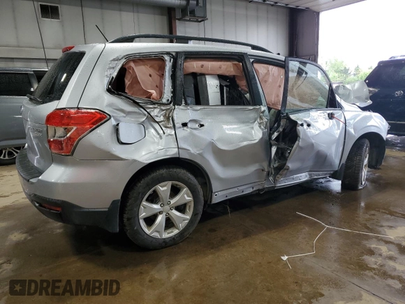 2014 Subaru Forester Premium z VIN JF2SJADC1EH406301, wystawiony jako Copart lot #55486155 z przebiegiem Nie podano mil oraz Szkoda całkowita • Salvage title. Historia ofert i sprzedaży dostępna na DreamBid. Obrazek 3.