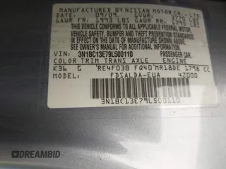 2009 Nissan Versa S z VIN 3N1BC13E79L500110, wystawiony jako IAAI lot #42128174 z przebiegiem 129 742 mil mil oraz . Historia ofert i sprzedaży dostępna na DreamBid. Obrazek 9.