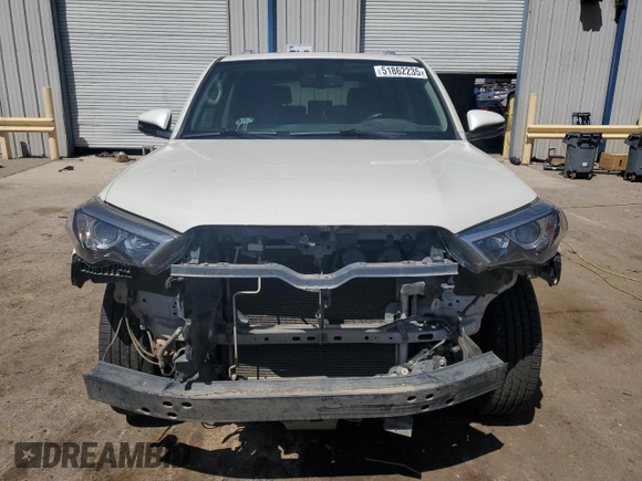 2017 Toyota 4Runner SR5 с VIN JTEBU5JR5H5428888, выставлен на аукционе Copart как лот 51862235 с пробегом Не указан миль и Списание • Salvage title. История ставок и продаж доступна на DreamBid. Изображение 5.