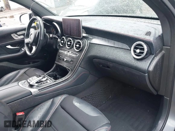 2019 Mercedes-Benz GLC with VIN WDC0J6EB0KF637507, listed as a IAAI auction lot 41762151 with 36,339 mi miles. Bid and sale history available at carsss.com. Image 5.