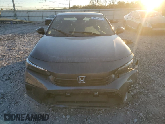 2022 Honda Civic Sedan Sport with VIN 2HGFE2F52NH599384, listed as a Copart auction lot 81610004 with 0 mi miles and Salvage Title. Bid and sale history available at carsss.com. Image 5.