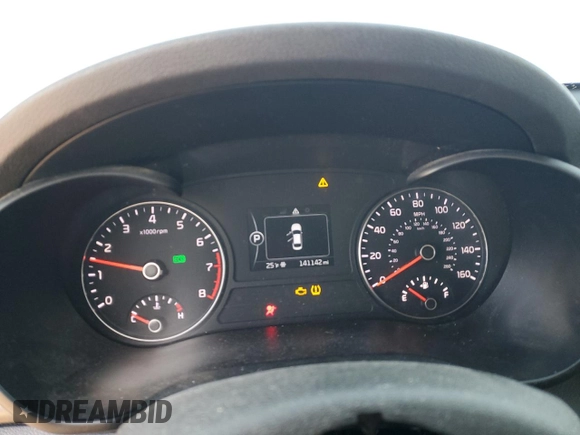 2016 Kia Optima LX with VIN KNAGT4L32G5119813, listed as a Copart auction lot 42162155 with 141,142 mi miles and Salvage Title. Bid and sale history available at carsss.com. Image 9.