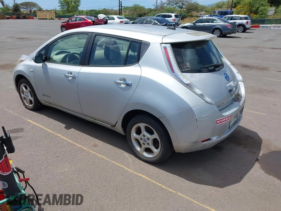 2011 Nissan LEAF SL-e with VIN JN1AZ0CP5BT007033, listed as a IAAI auction lot 42194068 with 40,620 mi miles and . Bid and sale history available at DreamBid. Image 3.