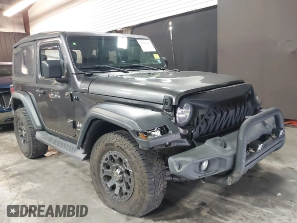2021 Jeep Wrangler Sport S with VIN 1C4HJXAG2MW502452, listed as a IAAI auction lot 42031159 with 87,952 mi miles and . Bid and sale history available at DreamBid. Image 6.