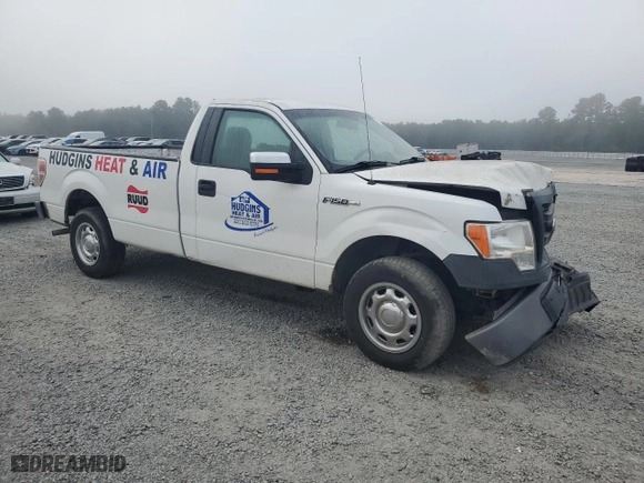 2014 Ford F-150 XL with VIN 1FTMF1CM7EKD61547, listed as a Copart auction lot 74311804 with 175,203 mi miles and Salvage Title. Bid and sale history available at carsss.com. Image 4.