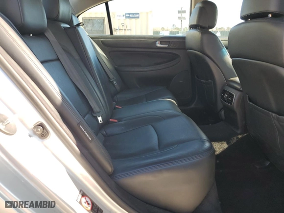 2013 Hyundai Genesis 3.8L with VIN KMHGC4DD4DU246604, listed as a Copart auction lot 47034285 with 146,302 mi miles and Salvage Title. Bid and sale history available at carsss.com. Image 10.