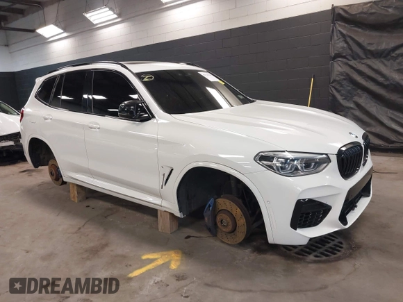 2020 BMW X3 M Competition with VIN 5YMTS0C06LLT10800, listed as a IAAI auction lot 42538560 with 86,670 mi miles and . Bid and sale history available at DreamBid. Image 1.