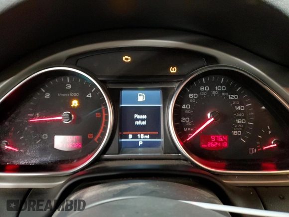 2011 Audi Q7 3.0L TDI Premium Plus with VIN WA1LMAFE6BD005798, listed as a Copart auction lot 46714865 with 262,413 mi miles and Clean Title. Bid and sale history available at carsss.com. Image 9.