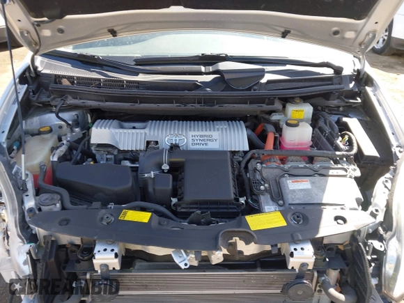 2012 Toyota Prius One with VIN JTDKN3DU6C5438120, listed as a IAAI auction lot 41845598 with 102,643 mi miles and . Bid and sale history available at carsss.com. Image 10.