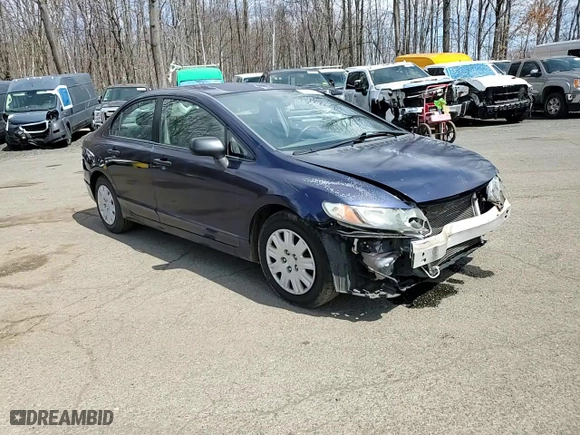 2010 Honda Civic Sdn DX-VP with VIN 2HGFA1F34AH535491, listed as a Copart auction lot 52815665 with 81,339 mi miles and Salvage Title. Bid and sale history available at carsss.com. Image 11.