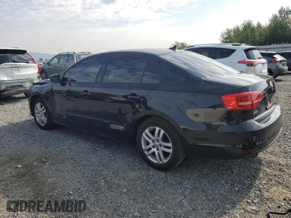 2015 Volkswagen Jetta S with VIN 3VW2K7AJ4FM247804, listed as a Copart auction lot 60654995 with Not provided miles and Salvage title. Bid and sale history available at DreamBid. Image 2.