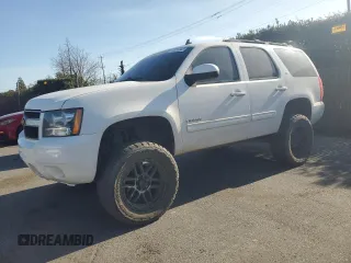 2013 Chevrolet Tahoe LT with VIN 1GNSKBE03DR160096, listed as a Copart auction lot 50010945 with 61,348 mi miles and Salvage Title. Bid and sale history available at DreamBid. Image 1.