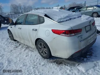 2017 Kia Optima LX 1.6T with VIN 5XXGT4L10HG129691, listed as a IAAI auction lot 41279304 with 93,087 mi miles. Bid and sale history available at carsss.com. Image 3.