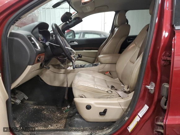 2014 Dodge Durango Limited with VIN 1C4RDJDG3EC279152, listed as a Copart auction lot 43784295 with 0 mi miles and Non Repairable. Bid and sale history available at carsss.com. Image 7.