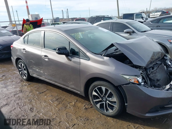 2013 Honda Civic EX with VIN 19XFB2F84DE064987, listed as a IAAI auction lot 41472451 with 118,203 mi miles and . Bid and sale history available at DreamBid. Image 13.