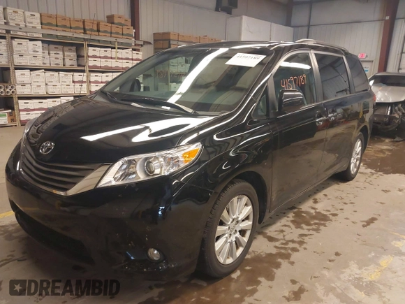 2013 Toyota Sienna XLE with VIN 5TDDK3DC0DS067993, listed as a IAAI auction lot 41597189 with 159,314 mi miles and . Bid and sale history available at DreamBid. Image 2.
