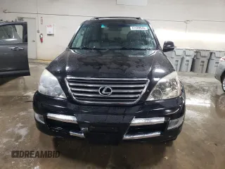 2009 Lexus GX 470 with VIN JTJBT20X990175379, listed as a Copart auction lot 81489044 with 135,386 mi miles and Salvage Title. Bid and sale history available at carsss.com. Image 5.