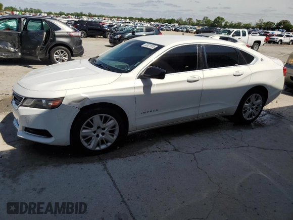 2016 Chevrolet Impala LS with VIN 2G11X5SA1G9171528, listed as a Copart auction lot 53821055 with 175,294 mi miles and Salvage title. Bid and sale history available at DreamBid. Image 1.