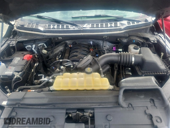 2020 Ford F-150 XL with VIN 1FTEW1E58LKF49324, listed as a Copart auction lot 58653615 with 118,520 mi miles and Salvage title. Bid and sale history available at DreamBid. Image 11.