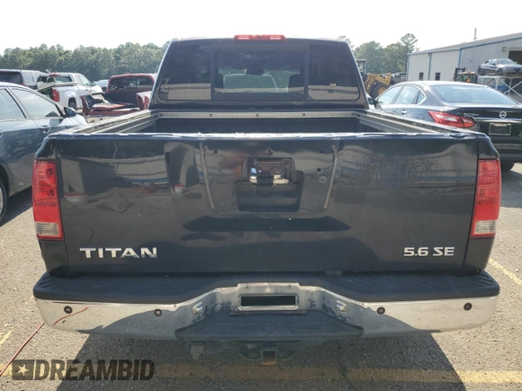 2008 Nissan Titan SE with VIN 1N6BA07D08N305976, listed as a Copart auction lot 55669524 with Not Provided miles and Salvage Title. Bid and sale history available at carsss.com. Image 6.