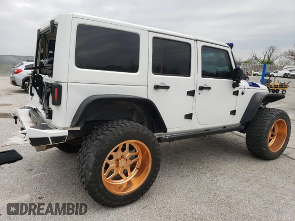 2017 Jeep Wrangler Unlimited Sport with VIN 1C4BJWDGXHL634930, listed as a Copart auction lot 52780985 with 74,873 mi miles and Salvage Title. Bid and sale history available at carsss.com. Image 3.