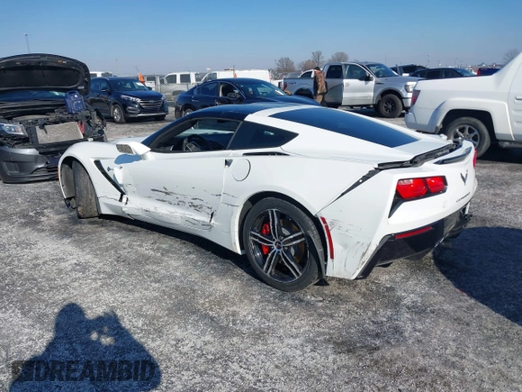 2016 Chevrolet Corvette 2LT with VIN 1G1YD2D78G5116515, listed as a IAAI auction lot 41274274 with 20,875 mi miles. Bid and sale history available at carsss.com. Image 3.
