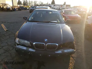 2002 BMW 3 Series 330Ci with VIN WBABN53422PH00697, listed as a Copart auction lot 42816245 with 187,159 mi miles and Salvage Title. Bid and sale history available at carsss.com. Image 5.