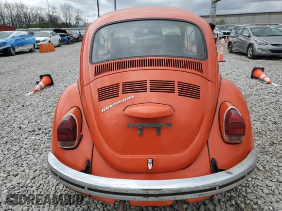 1972 Volkswagen Beetle with VIN 1122340845, listed as a Copart auction lot 52504005 with 185,049 mi miles and Clean Title. Bid and sale history available at DreamBid. Image 6.