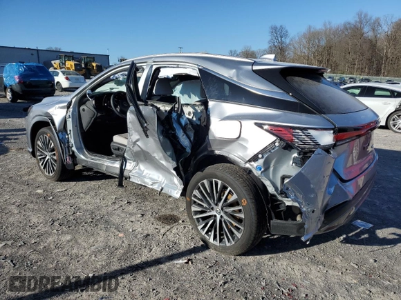 2025 Lexus RX 350h with VIN 2T2BBMCA2SC070683, listed as a Copart auction lot 49420725 with 2,218 mi miles and Salvage title. Bid and sale history available at DreamBid. Image 2.