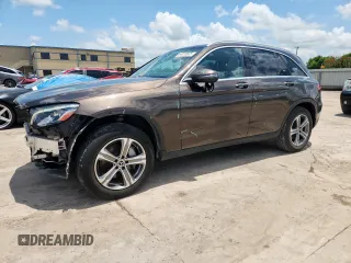 2018 Mercedes-Benz GLC 300 with VIN WDC0G4KB2JF337537, listed as a Copart auction lot 64610605 with 110,015 mi miles and Salvage title. Bid and sale history available at DreamBid. Image 1.