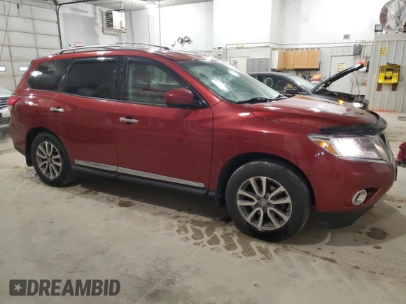 2014 Nissan Pathfinder SL with VIN 5N1AR2MM5EC621187, listed as a Copart auction lot 53476935 with 226,353 mi miles and Salvage Title. Bid and sale history available at carsss.com. Image 4.