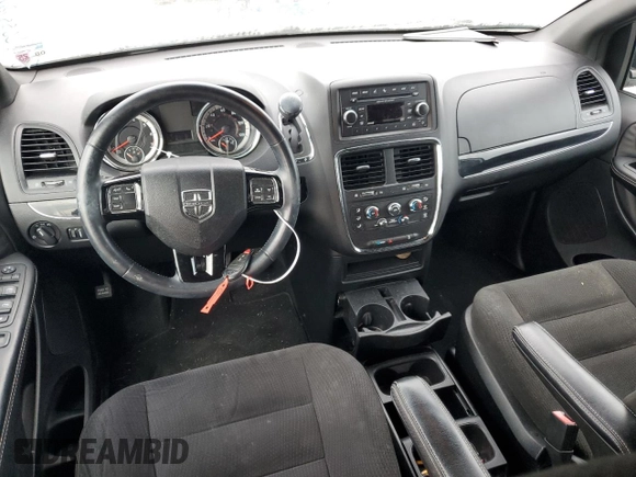 2015 Dodge Grand Caravan American Value with VIN 2C4RDGBG0FR636219, listed as a Copart auction lot 54527235 with 95,175 mi miles and Salvage Title. Bid and sale history available at DreamBid. Image 8.