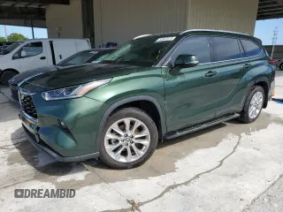 2023 Toyota Highlander L with VIN 5TDKDRAH6PS500032, listed as a Copart auction lot 55953975 with 45,664 mi miles and Salvage title. Bid and sale history available at DreamBid. Image 1.