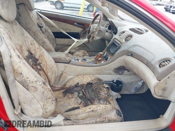 2003 Mercedes-Benz SL 500 with VIN WDBSK75F83F019842, listed as a IAAI auction lot 42155133 with Not provided miles and . Bid and sale history available at DreamBid. Image 5.