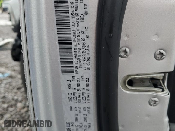 2018 Ram 1500 Rebel with VIN 1C6RR7YT9JS109185, listed as a Copart auction lot 61168115 with 121,482 mi miles and Salvage title. Bid and sale history available at DreamBid. Image 12.