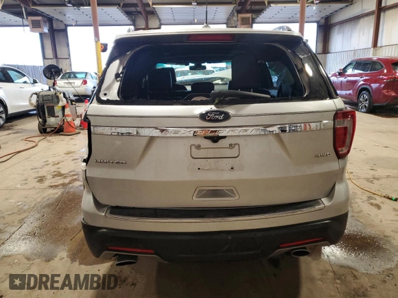 2018 Ford Explorer Limited z VIN 1FM5K8F84JGC38546, wystawiony jako Copart lot #57719485 z przebiegiem 43 391 mil mil oraz Szkoda całkowita • Salvage title. Historia ofert i sprzedaży dostępna na DreamBid. Obrazek 6.