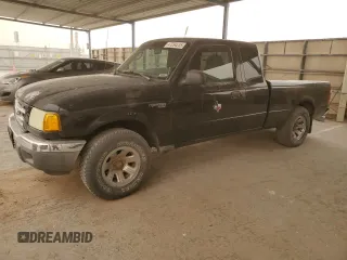 2003 Ford Ranger XL Fleet with VIN 1FTYR44V23PB15880, listed as a Copart auction lot 47294235 with 155,222 mi miles and Salvage Title. Bid and sale history available at carsss.com. Image 1.