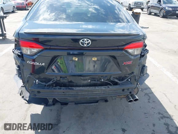 2020 Toyota Corolla XSE with VIN JTDT4RCE2LJ041435, listed as a IAAI auction lot 42020086 with 38,652 mi miles. Bid and sale history available at carsss.com. Image 17.