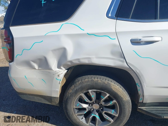 2023 Chevrolet Tahoe LT with VIN 1GNSKNKD0PR356526, listed as a IAAI auction lot 41730943 with 23,315 mi miles and . Bid and sale history available at DreamBid. Image 6.