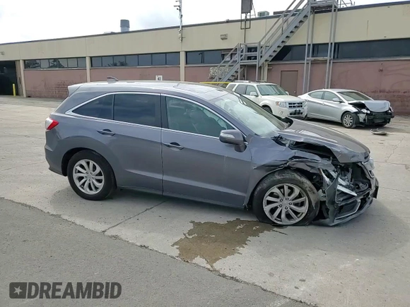 2017 Acura RDX Technology with VIN 5J8TB4H56HL031327, listed as a Copart auction lot 55876625 with 60,985 mi miles and Salvage title. Bid and sale history available at DreamBid. Image 14.